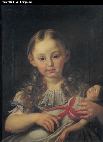 unknow artist Girl with a doll,